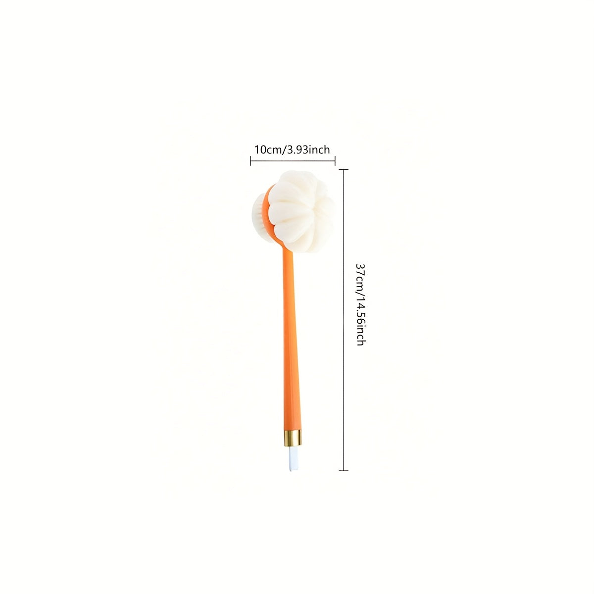 2-in-1 Dual-Head Bath Brush with Soft Bristles & Lightweight Massage - Ergonomic Long Handle Bath Scrubber for Back, Random Color Options, Battery-Free Bathing Accessory, Bath Accessories, Dualhead Design, Quality Bathing Tool